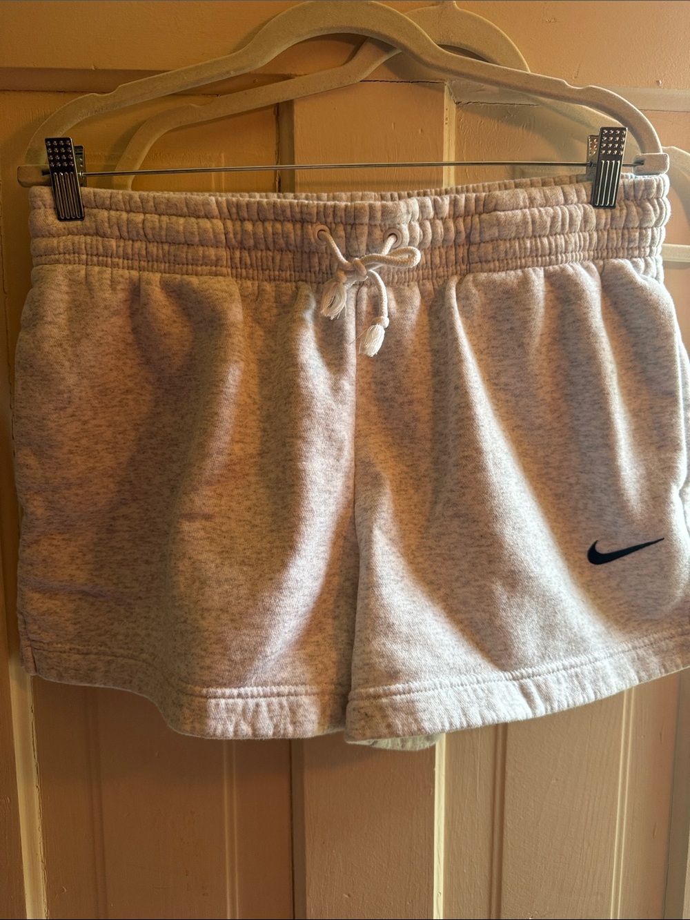 Nike Women’s Heather Gray Drawstring Athletic Shorts